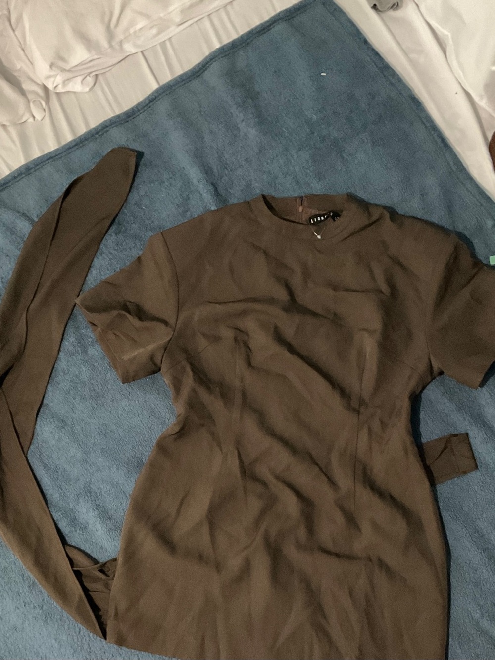 Lioness Olive Green Mini Dress
